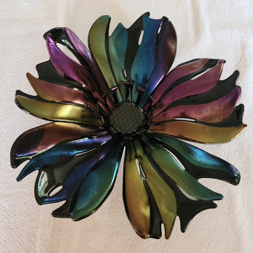 Black-Iridescent-Flower